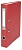 Папка-регистратор 50 мм. обложка бумвинил, карман на корешке, реестр внутри, цвет красный (HATBER)